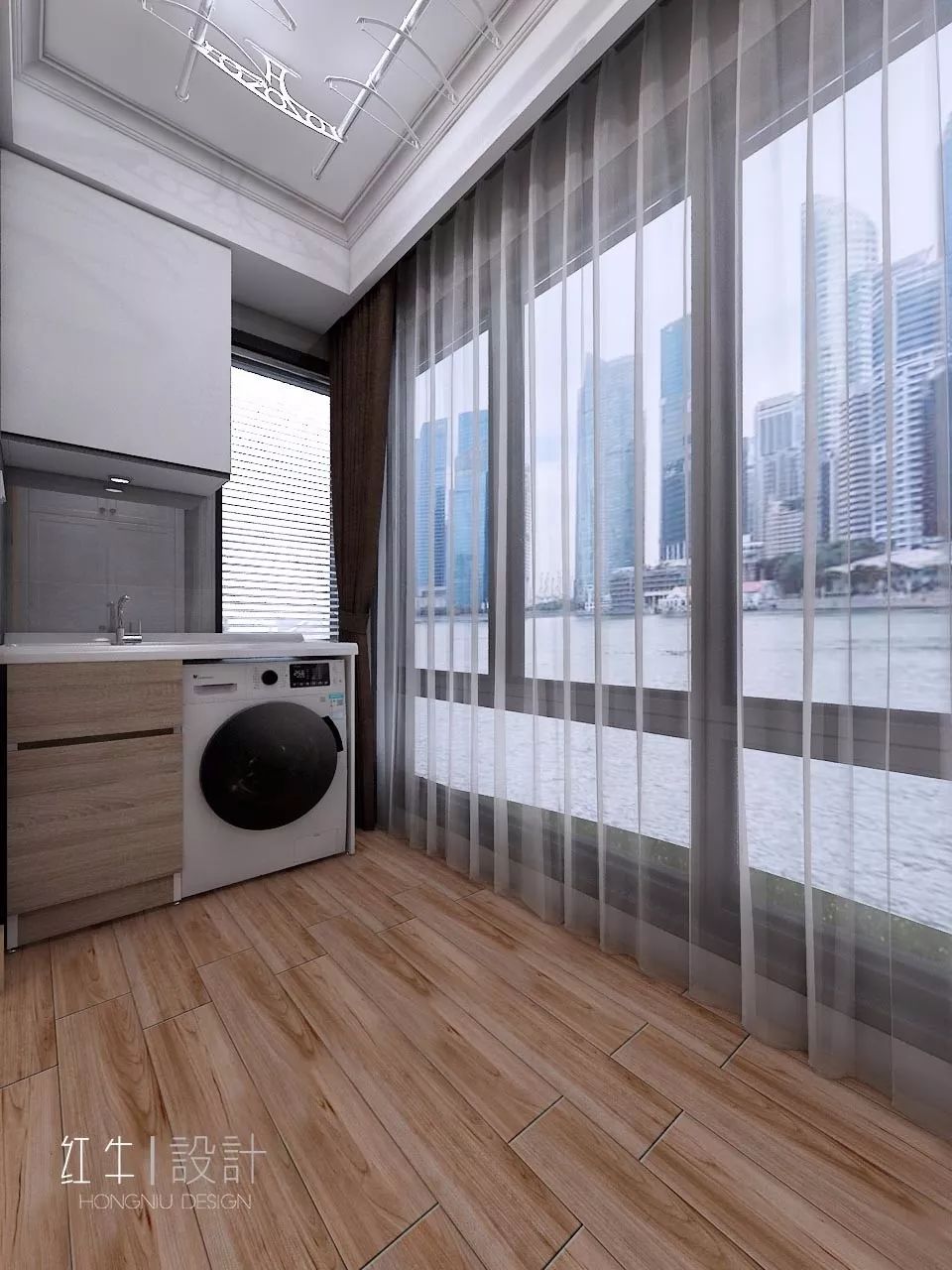 南京新都雅苑88平米现代简约风格装修  白橡木为基调04